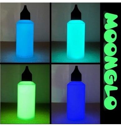 4 x 50ml Set Complet couleurs phosphorescentes