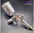 Pistola de pintura W71 400ml 1,3mm com copo rotativo 360°