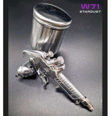 Pistola de pintura W71 400ml 1,3mm com copo rotativo 360°