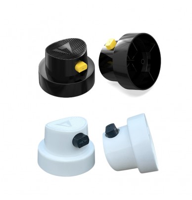 Tampas de substituição para tinta em spray.