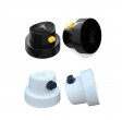 Tampas de substituição para tinta em spray.