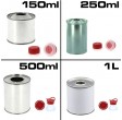 Latas de cilindro metálicas para tintas 150ml-250ml-500ml-1L