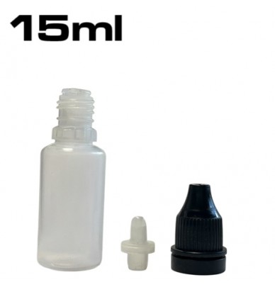 Mini frasco de plástico de 10ml, 15ml ou 60ml