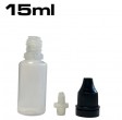 Mini frasco de plástico de 10ml, 15ml ou 60ml