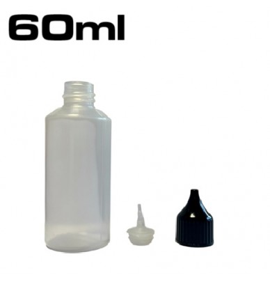 Mini frasco de plástico de 10ml, 15ml ou 60ml