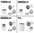Potes de tinta para metal de 125ml a 5L
