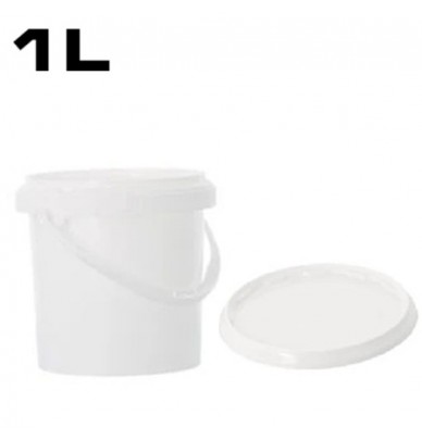 Potes de plástico com tampa de 100ml a 5L