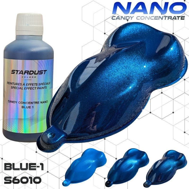 Tintas Candy concentradas Nano para pintura carroçaria – 14 cores resistentes aos UV