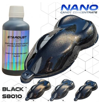 Tintas Candy concentradas Nano para pintura carroçaria – 14 cores resistentes aos UV