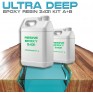 Resina epóxi transparente 2431 ULTRA DEEP STARDUST 1.8kg para fundição espessa