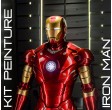 Kit de tinta para pintar o IRON MAN em vermelho e dourado – Aerossol ou aerógrafo