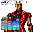 Kit de tinta para pintar o IRON MAN em vermelho e dourado – Aerossol ou aerógrafo