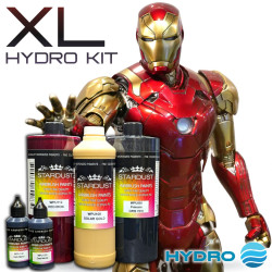 Kit de tinta para pintar o IRON MAN em vermelho e dourado – Aerossol ou aerógrafo