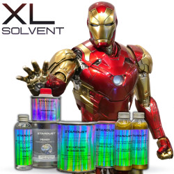 Kit de tinta para pintar o IRON MAN em vermelho e dourado – Aerossol ou aerógrafo