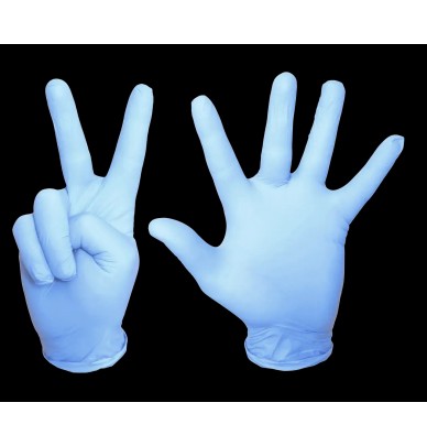 Luvas descartáveis em nitrilo (X100)