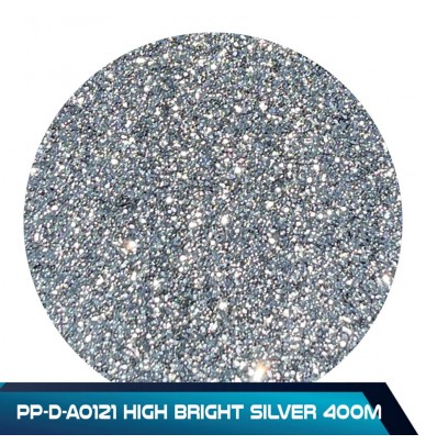 Tinta com lantejoulas