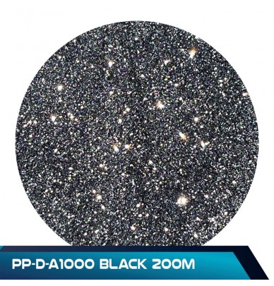 Tinta com lantejoulas