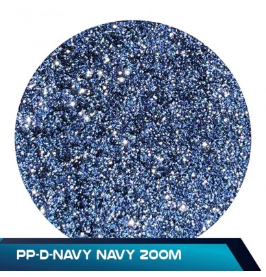 Tinta com lantejoulas