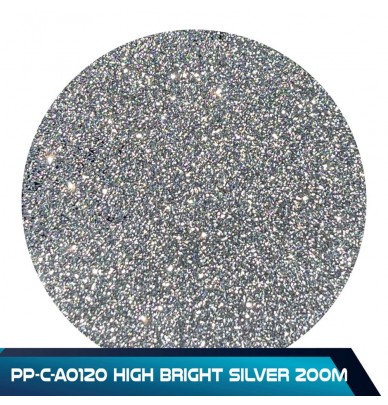 Tinta com lantejoulas