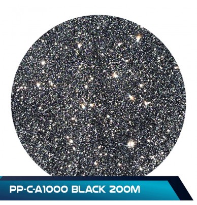 Tinta com lantejoulas