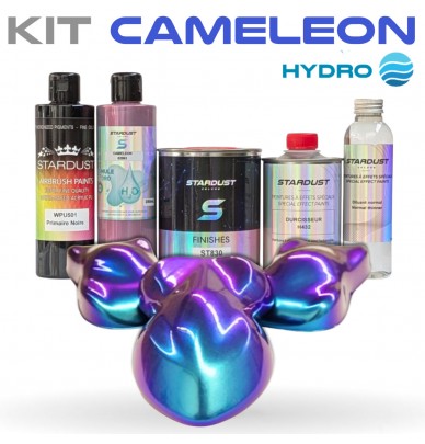 Kit completo de tinta com efeito camaleão para bicicletas – 41 cores à escolha