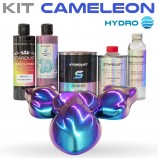 Kit completo de tinta com efeito camaleão para bicicletas – 41 cores à escolha