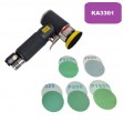 Mini lixadeira pneumática KA3301 excêntrica 50 cm com 50 mini discos