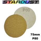 Discos abrasivos autoadesivos 75 mm - Grão P80 a P500 - por 10 ou 50