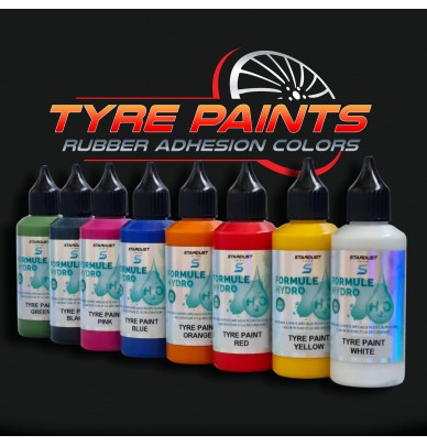 Tintas para pneus TYRES COLORS – para a personalização de pneus