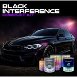 Kit de tinta completo efeito Black Interference para carro