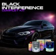 Kit de tinta completo efeito Black Interference para carro
