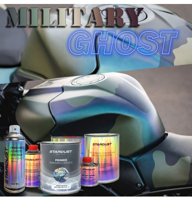 Kit de pintura para motos com efeito MILITARY GHOST - 16 combinações