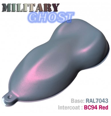 Kit de pintura para motos com efeito MILITARY GHOST - 16 combinações