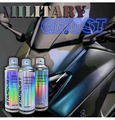 Kit de pintura para scooter com efeito MILITARY GHOST em aerossóis - 16 variantes