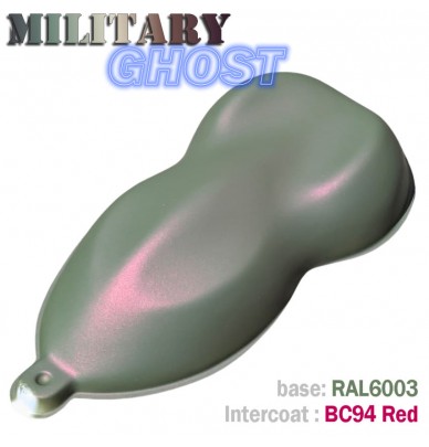 Kit de pintura para automóvel com efeito MILITARY GHOST - 16 combinações