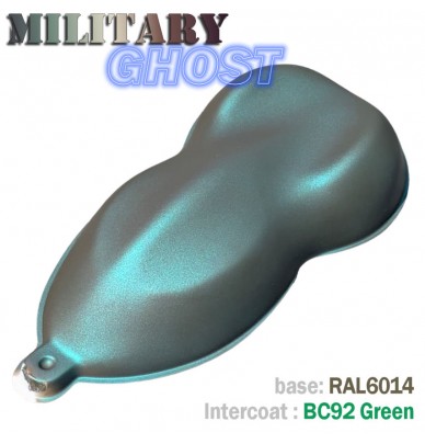 Kit de pintura para automóvel com efeito MILITARY GHOST - 16 combinações