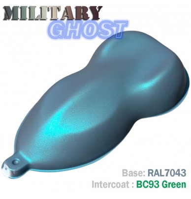 Kit de pintura para automóvel com efeito MILITARY GHOST - 16 combinações