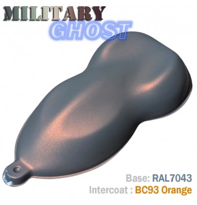 Kit de pintura para automóvel com efeito MILITARY GHOST - 16 combinações