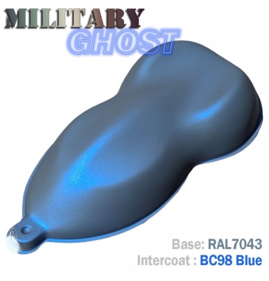 Kit de pintura para automóvel com efeito MILITARY GHOST - 16 combinações