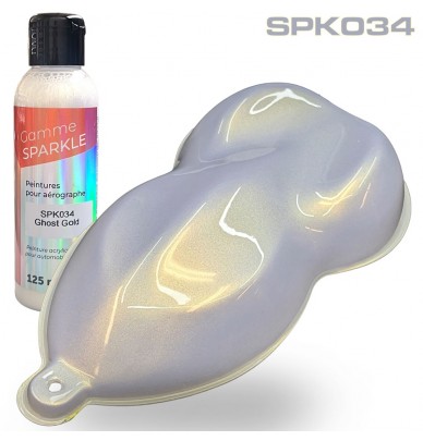 Tintas para aerógrafos cores de interferência GHOST – 9 cores com solventes gama SPARKLE