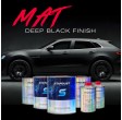 Kit completo de pintura para automóvel em preto mate profundo