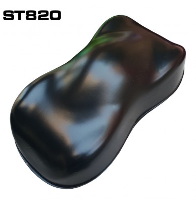Kit completo de pintura para automóvel em preto mate profundo