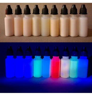 Tinta fluorescente invisível aos raios UV – Marcação discreta e segurança sob luz negra