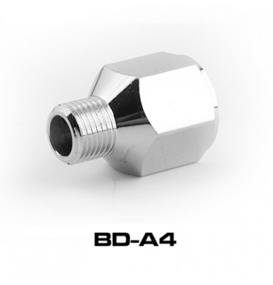 Junção adaptador para rosca de 1/4" para 1/8"