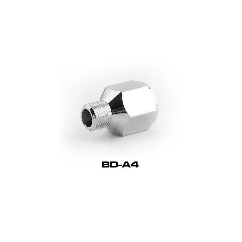 Junção adaptador para rosca de 1/4" para 1/8"