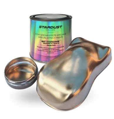 Tinta GoChrome ouro, bronze, cobre, platina