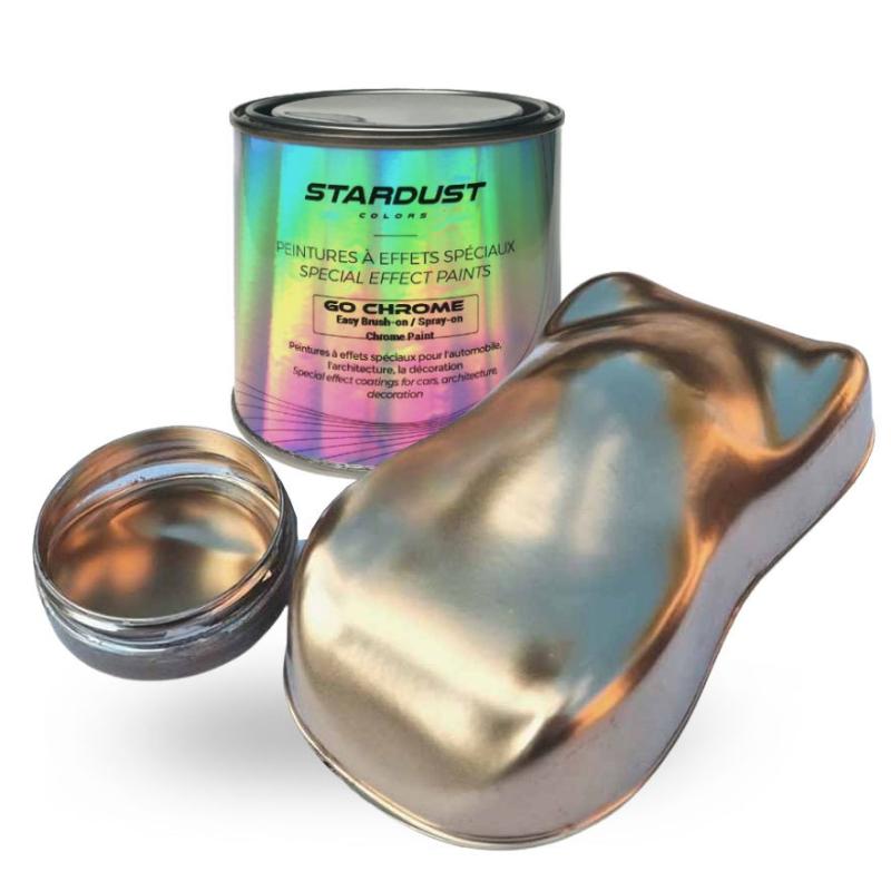 Tinta GoChrome ouro, bronze, cobre, platina