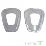 Suporte de fixação para pré-filtro de máscara respiratória para carroçaria automóvel