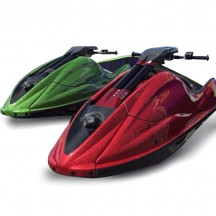 Pintura de casco de Jet ski