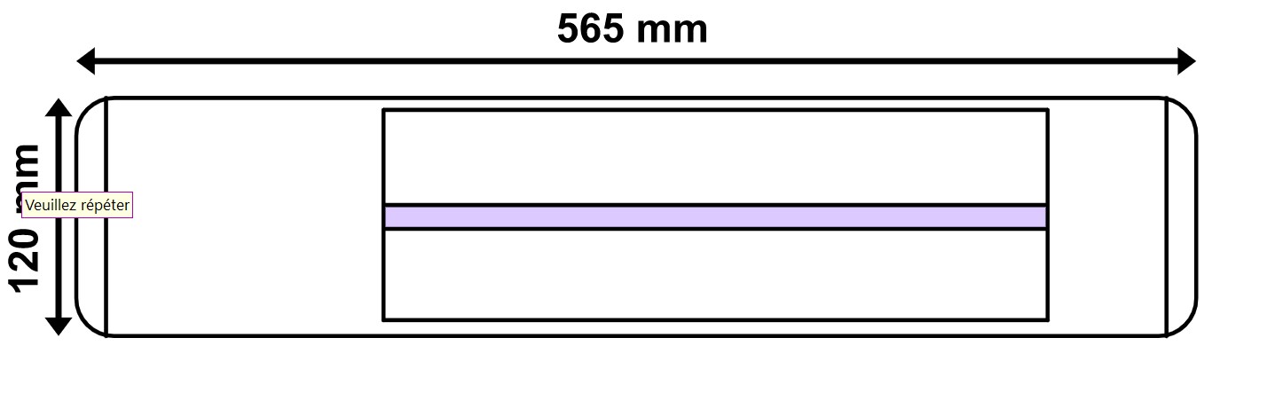 Lâmpada de secagem LED ultra violeta 48W para tinta